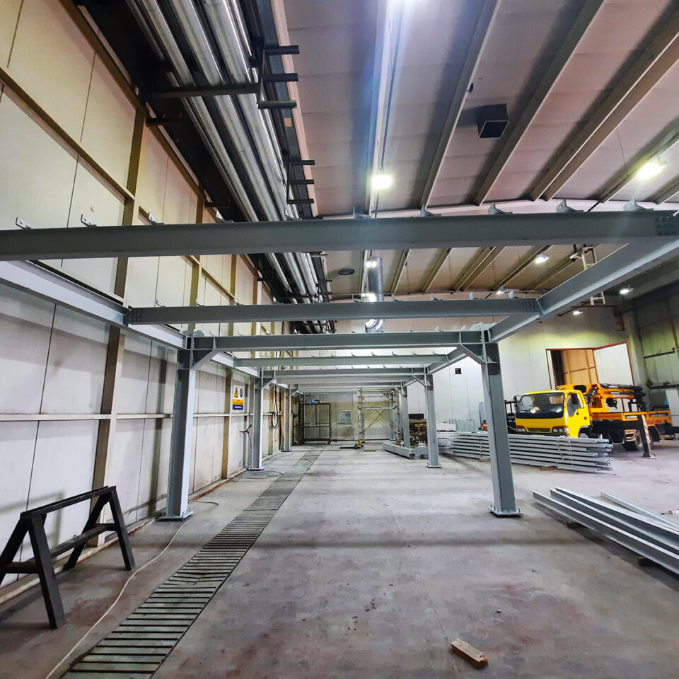 Vestel Vescom Plarforms Structural Steel Fabrication Manisa