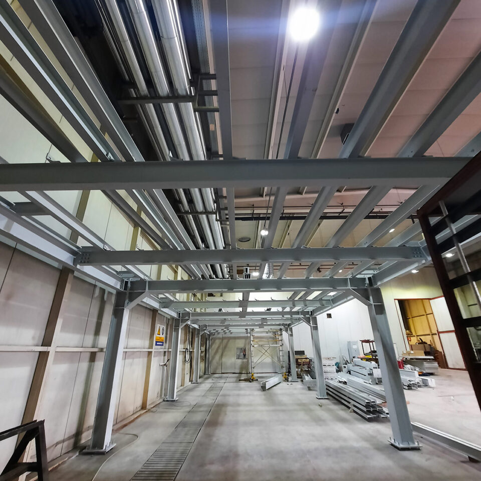 Vestel Vescom Plarforms Structural Steel Fabrication Manisa