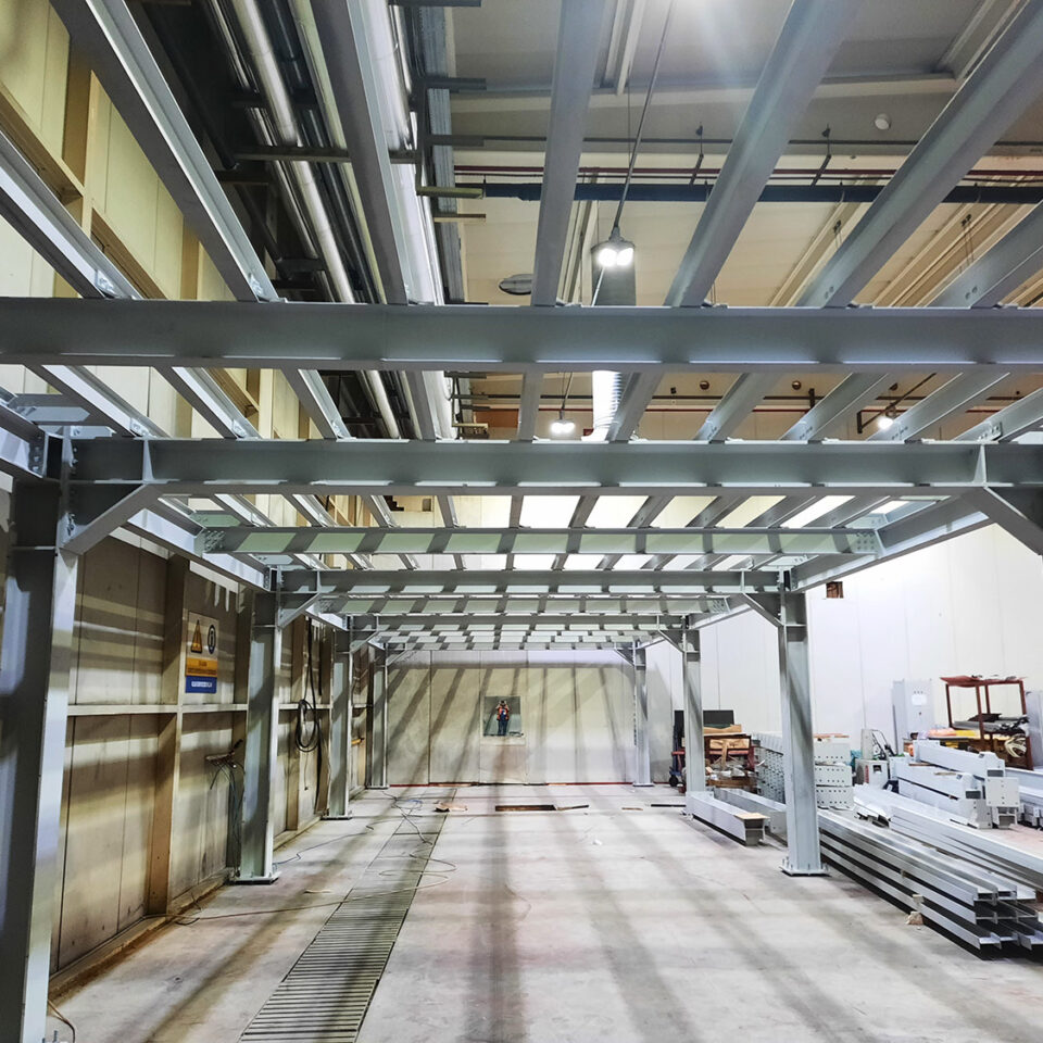 Vestel Vescom Plarforms Structural Steel Fabrication Manisa