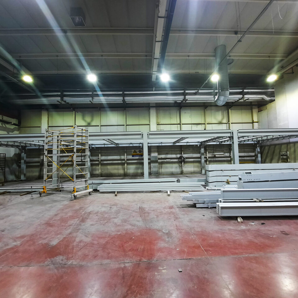 Vestel Vescom Plarforms Structural Steel Fabrication Manisa